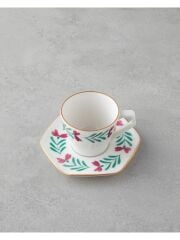 English Home Anna Bone Porselen 4 Parça 2 Kişilik Kahve Fincan Takımı 80 ml Renkli
