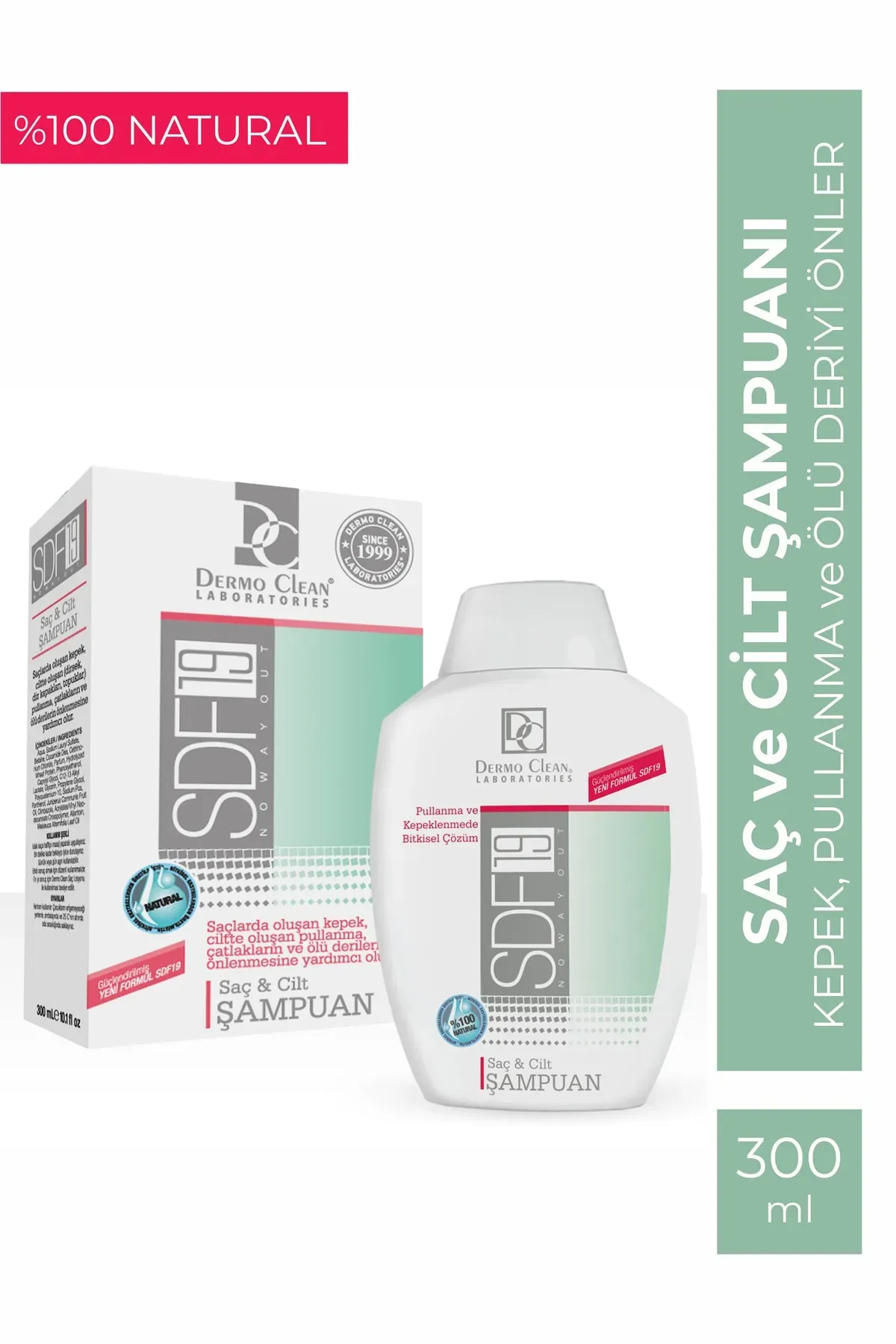 Dermo Clean Sdf19 Saç ve Cilt Şampuanı 300 ml
