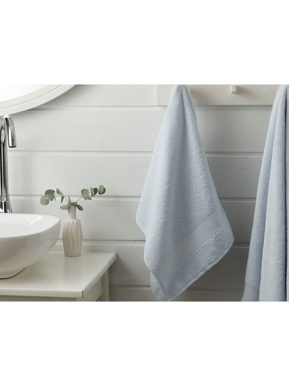 English Home Pure Basic Yüz Havlusu 50x90 Cm Mavi