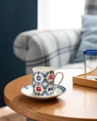 Elita 2'li Kahve Fincan Takımı - Renkli - 90 ml 1 adet