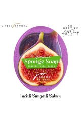 Jimena Natural İncir Doğal Süngerli Sabun 125 G İncir