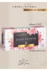Jimena Natural Doğanın Kokuları Bitkisel & Doğal Sabun 3 x 100GR Lüks Kutu