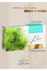 Jimena Natural Doğanın Kokuları Bitkisel & Doğal Sabun 2 x 100 gr Lüks Kutu